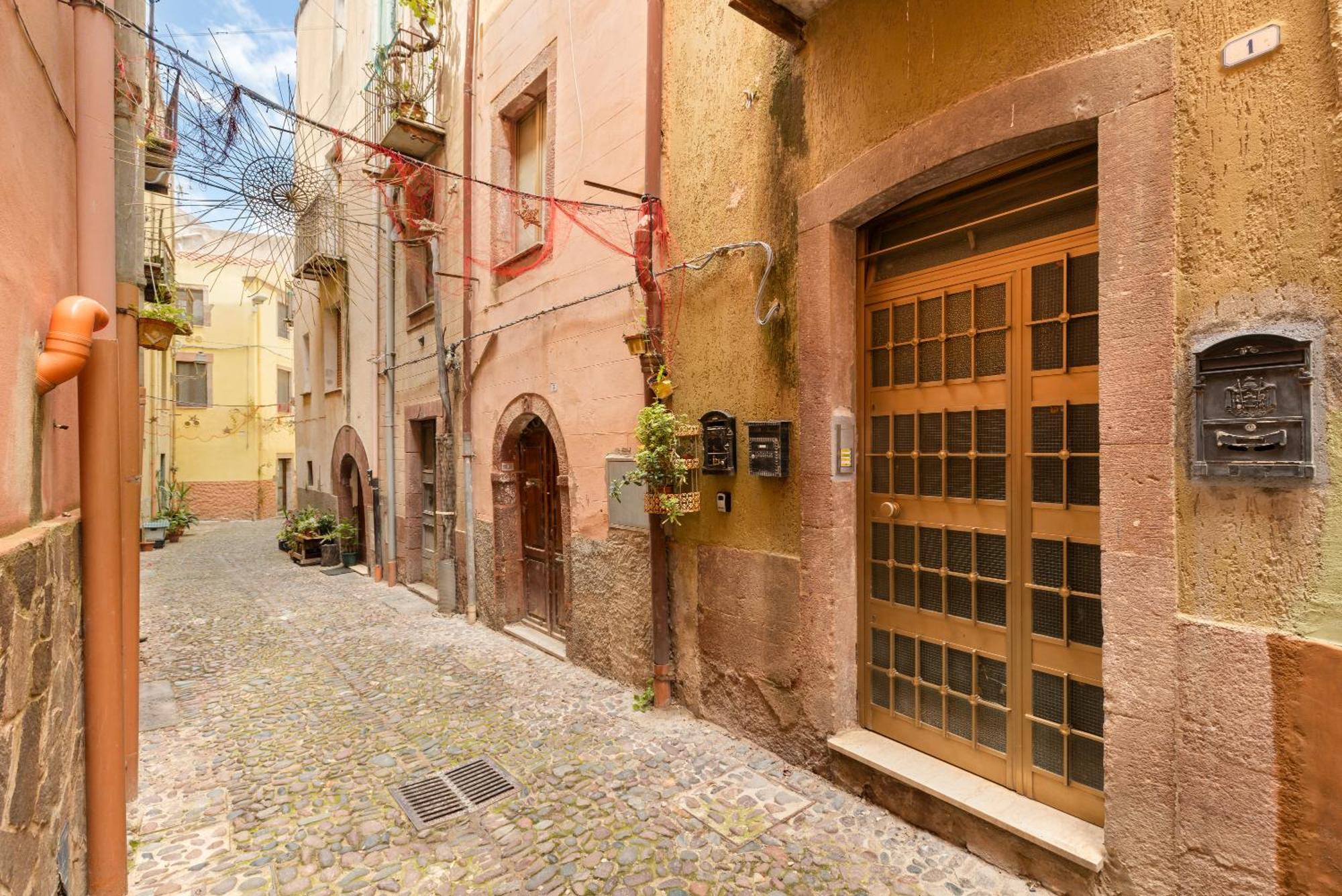 Casa Rocca Lägenhet Bosa Exteriör bild